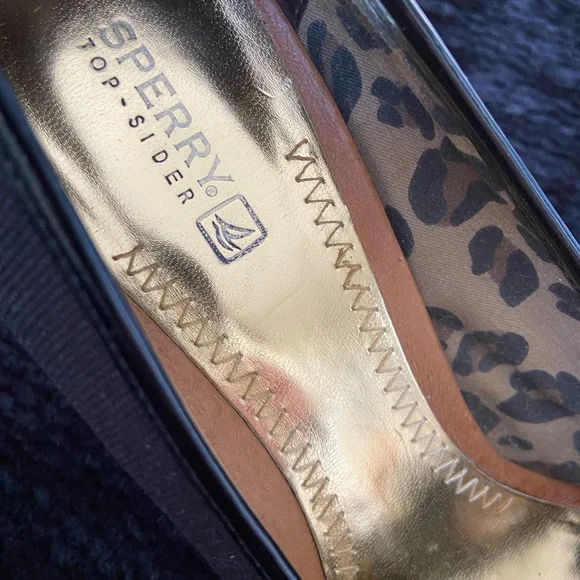 Sperry black wedge size 10M - Picture 3 of 5